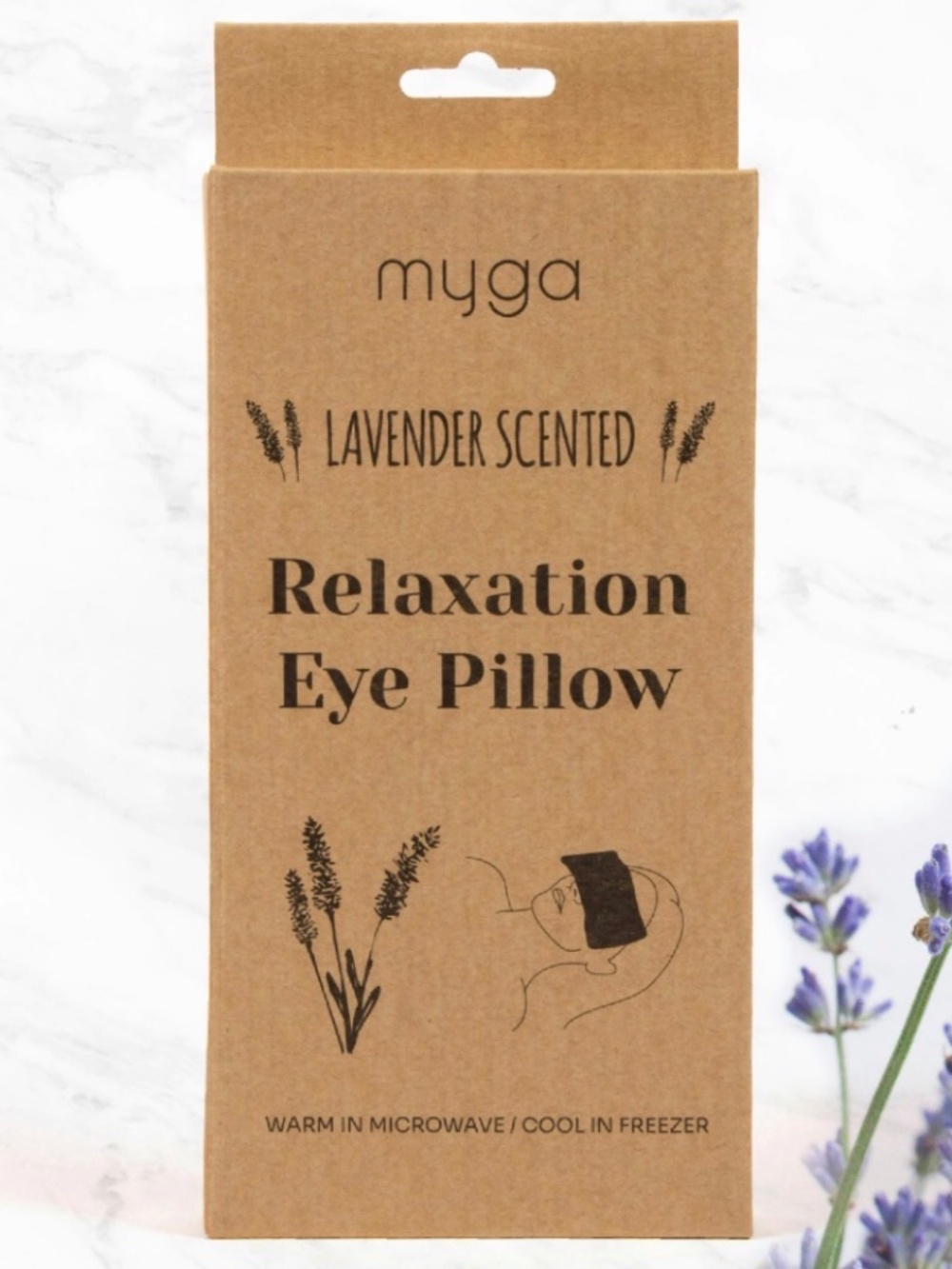 Relaxation Eye Pillow Made by myga: Lavender Scented